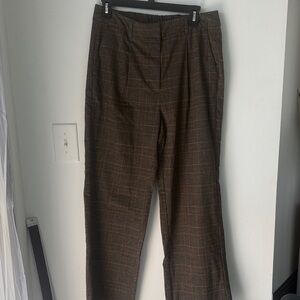 Old Navy Checkered Wide Leg Trousers